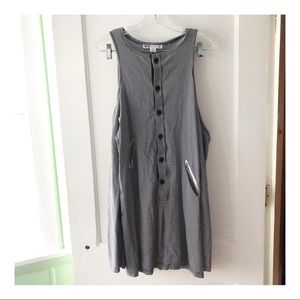 Yohji Yamamoto X Adidas Cold Shoulder Dress